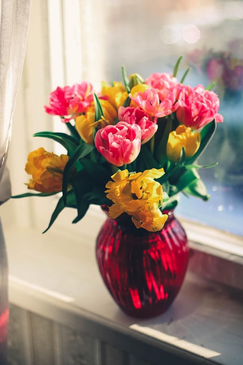 Plastic Bottle Flower Vase